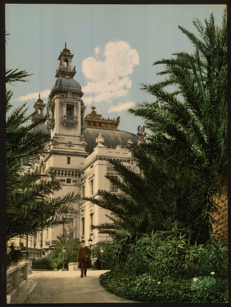 Le théâtre, Monte Carlo, Riviera, Monaco - Detroit Publishing Co.