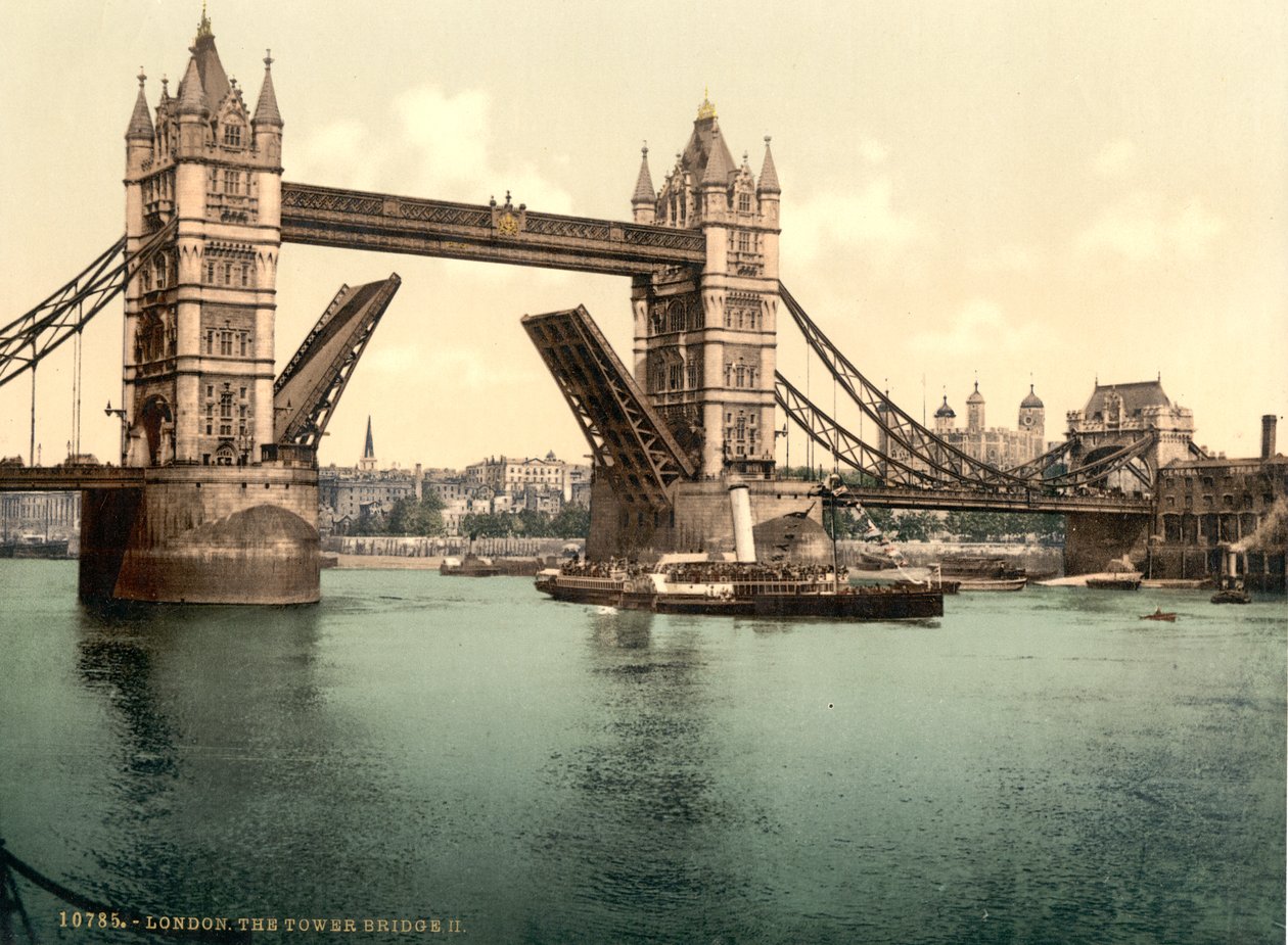 Tower Bridge, Londres - Detroit Publishing Co.