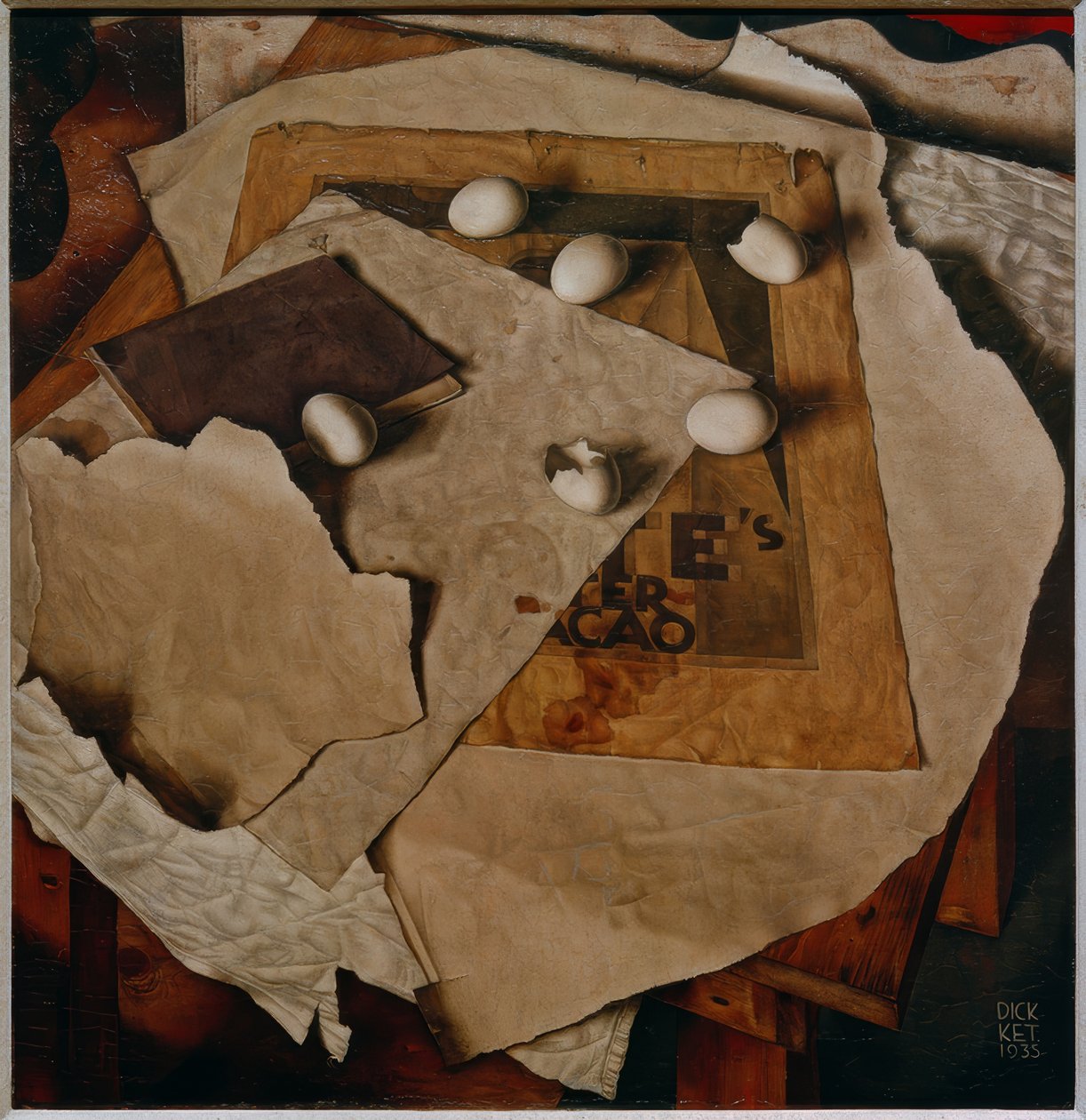 Nature morte avec des œufs - Dick Ket