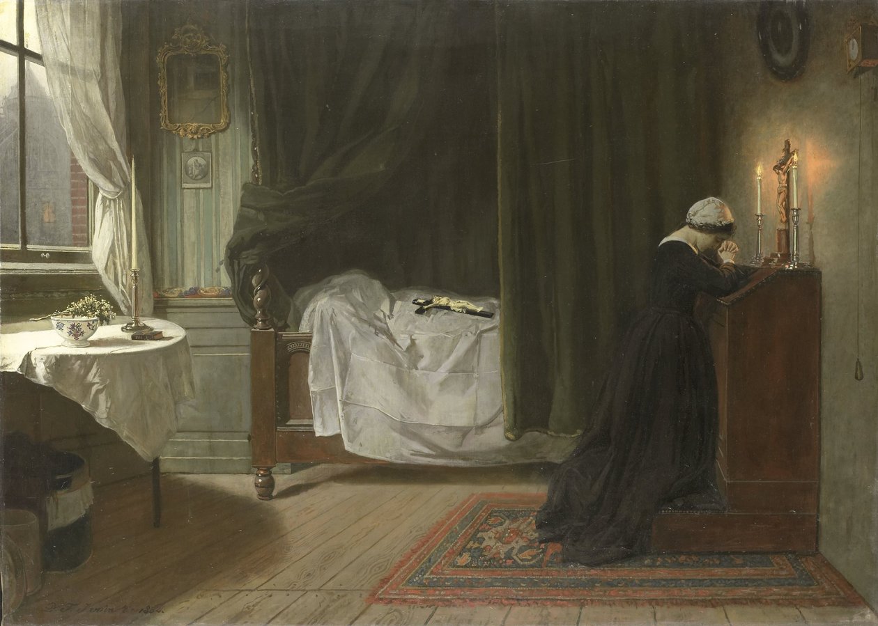 Prière pour les défunts - Diederik Franciscus Jamin