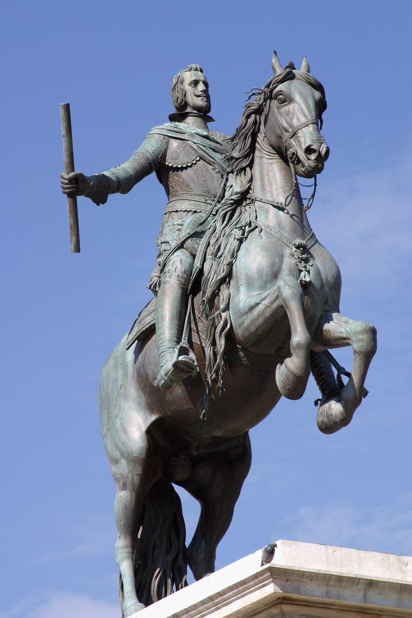 Statue équestre de Philippe IV (1605-65) Roi d