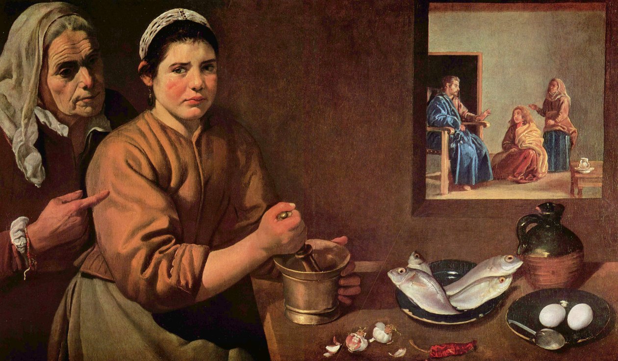 Christ chez Marthe et Marie - Diego Velázquez