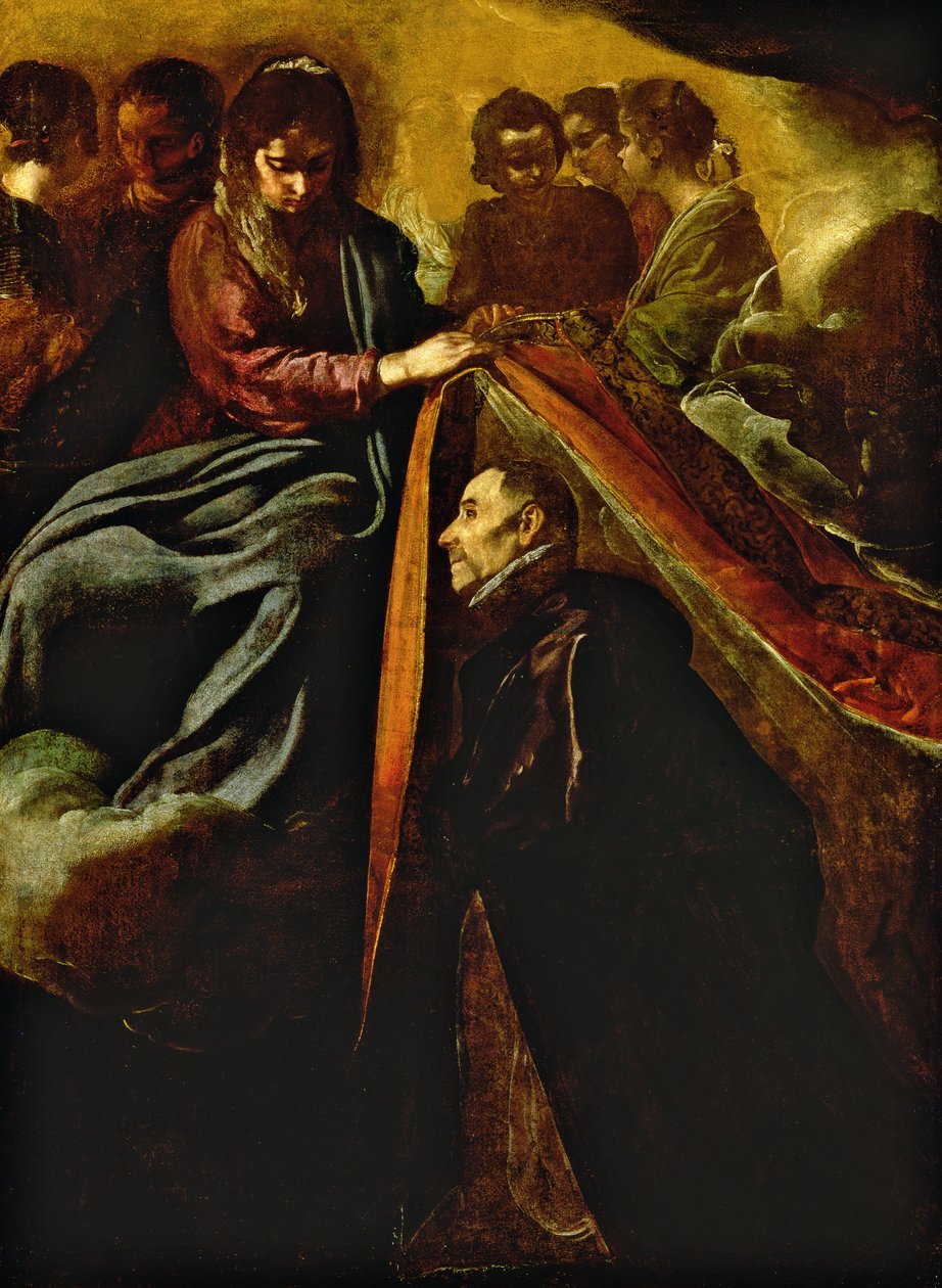 La Vierge apparaissant à Saint Ildefonse et lui donnant une robe - Diego Velázquez