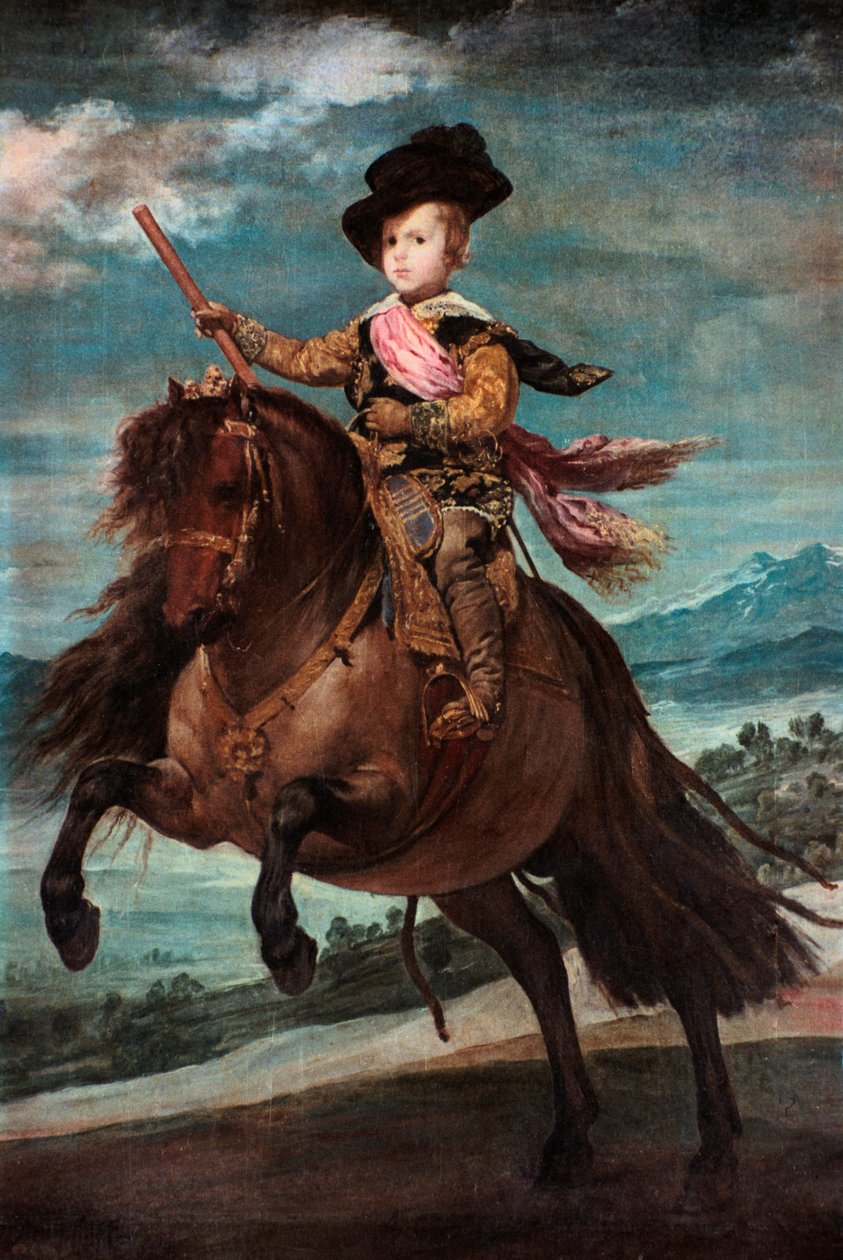 Prince Baltasar Carlos à cheval, 1635-36 - Diego Velázquez