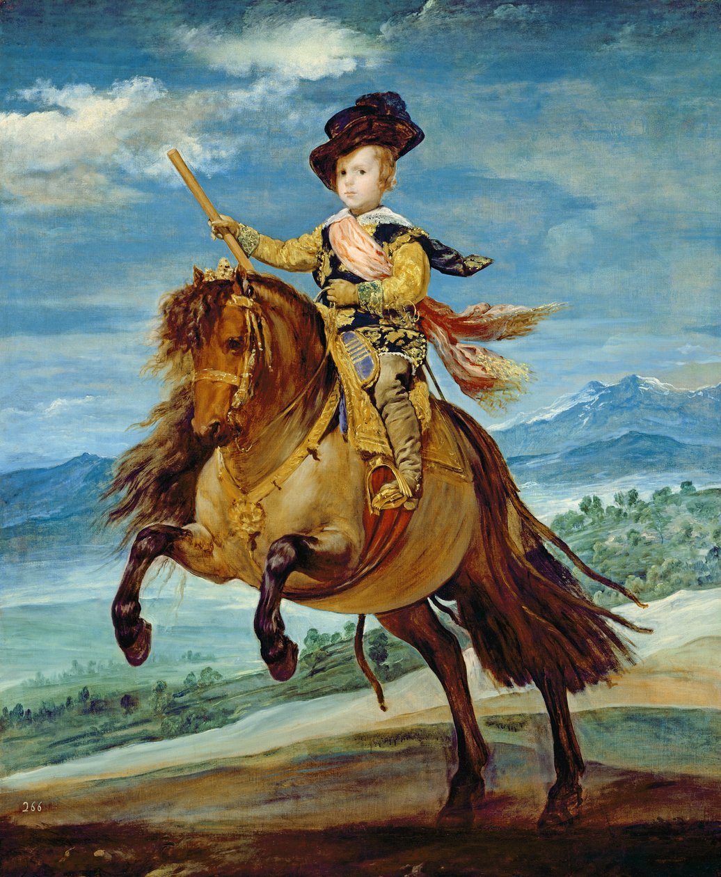 Prince Balthasar Carlos à cheval, vers 1635-36 - Diego Velázquez