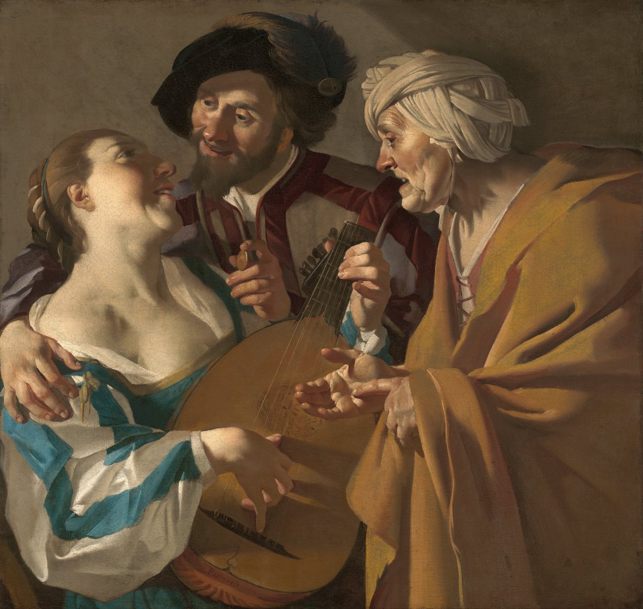 La proxénète - Dirck van Baburen