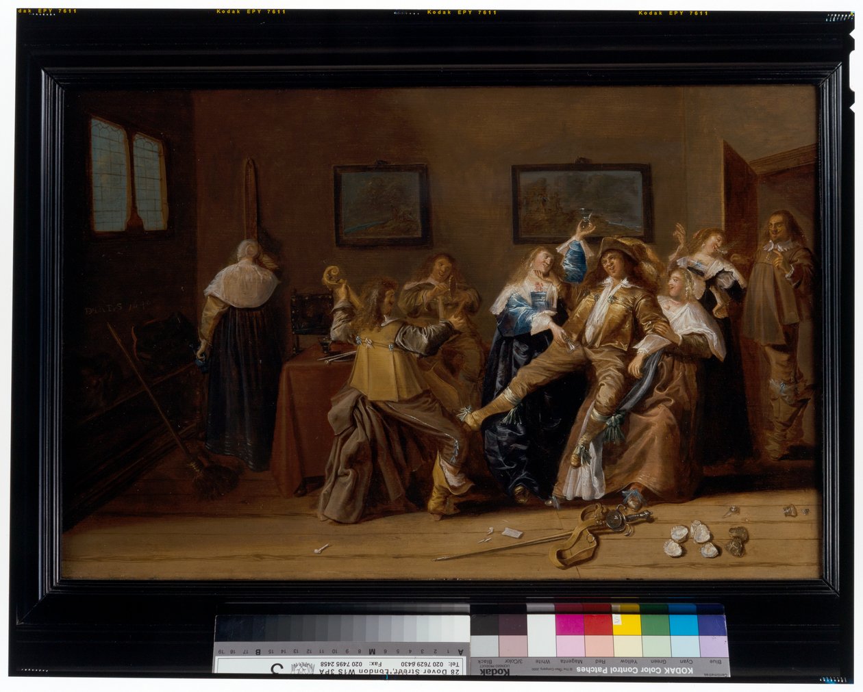 Une joyeuse compagnie dans un intérieur - Dirck Hals