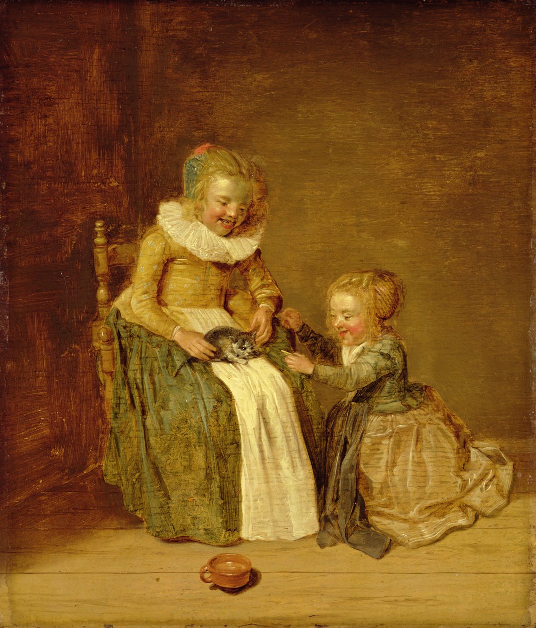 Enfants avec un chat, 1631 - Dirck Hals