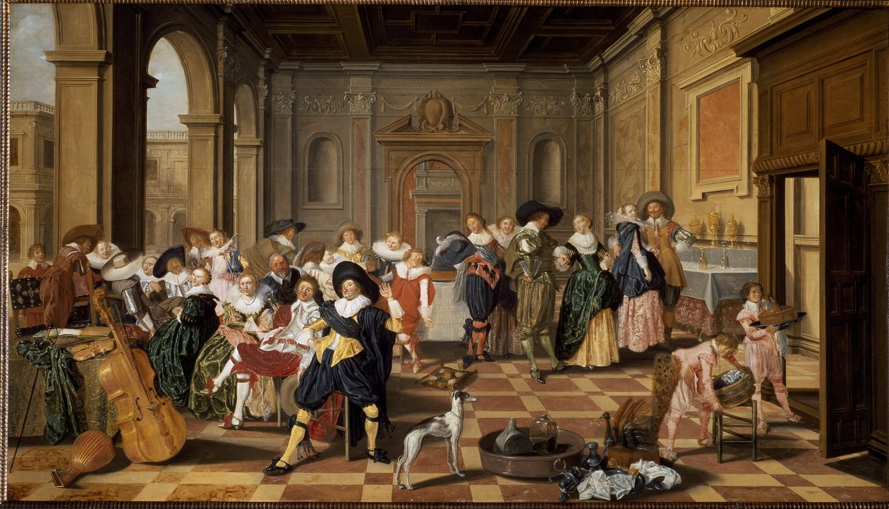 Réception de nobles - Dirck Hals