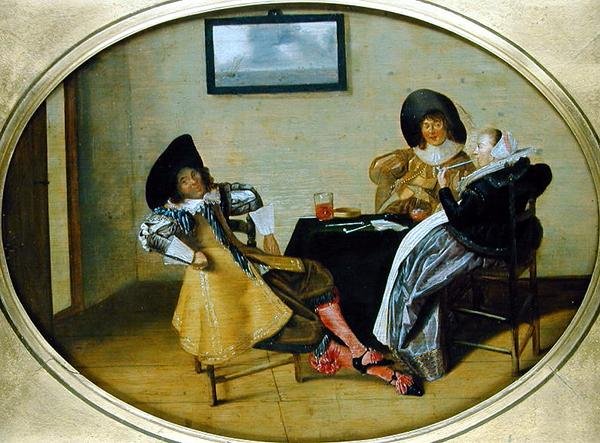 Réunion sociale - Dirck Hals