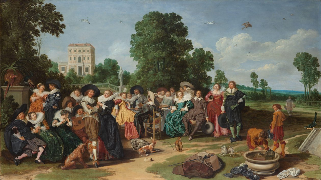 La fête champêtre - Dirck Hals