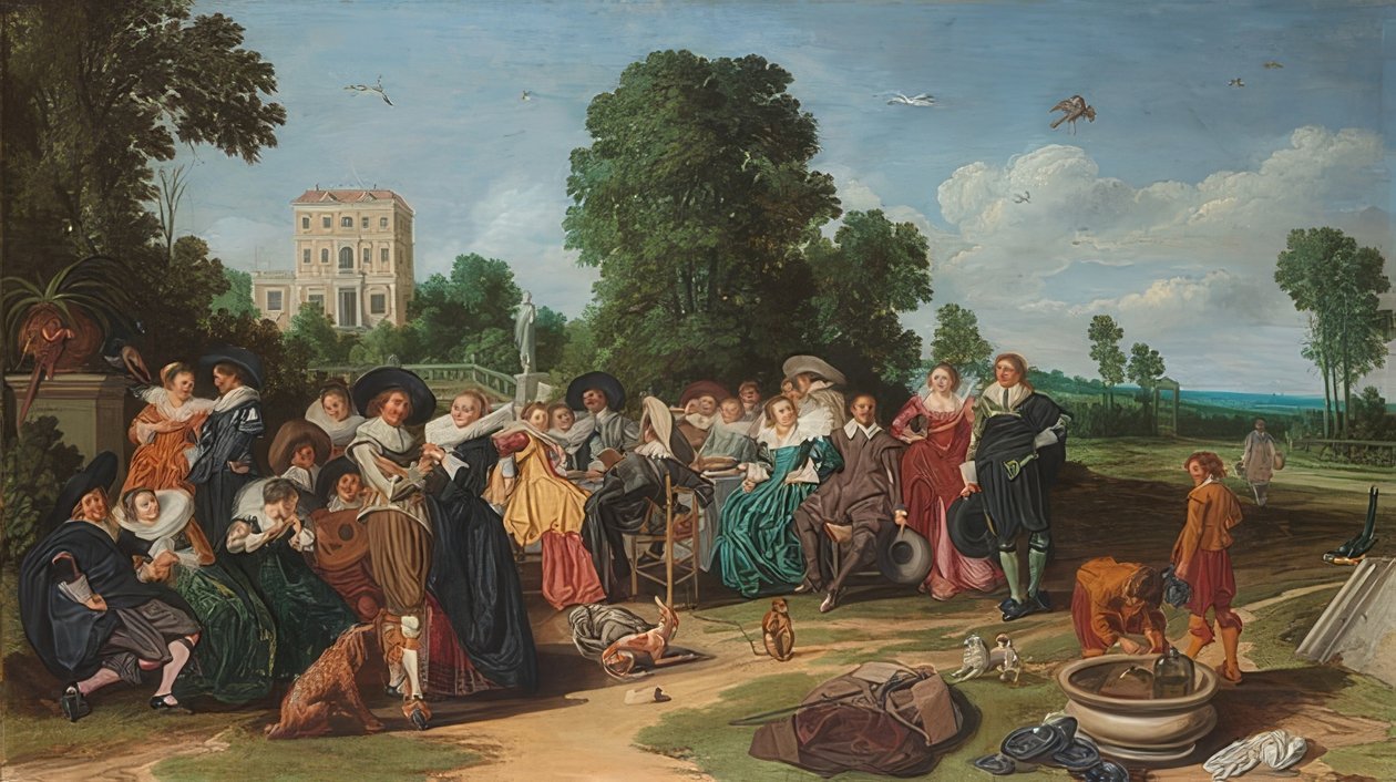 La fête champêtre - Dirck Hals