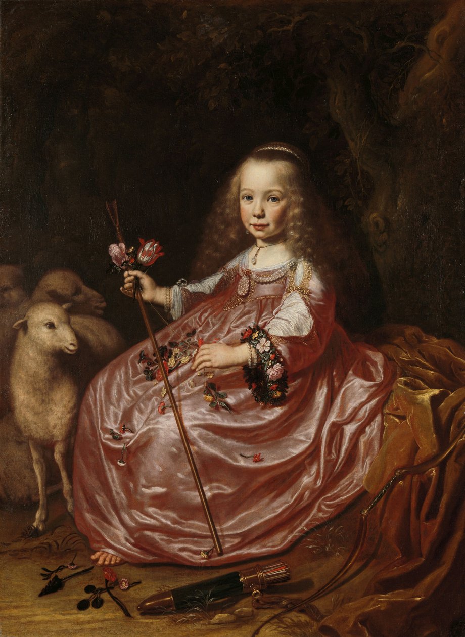 Portrait de Clara Alewijn, 1644 - Dirck Santvoort