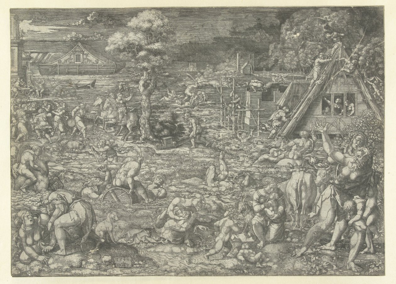Le déluge - Dirck Vellert