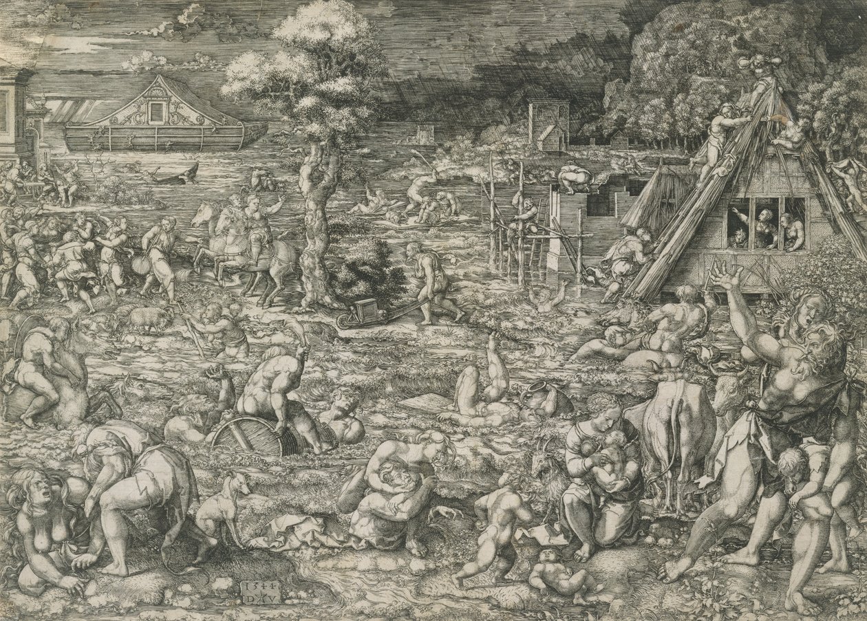 Le Déluge, 1544 - Dirck Vellert