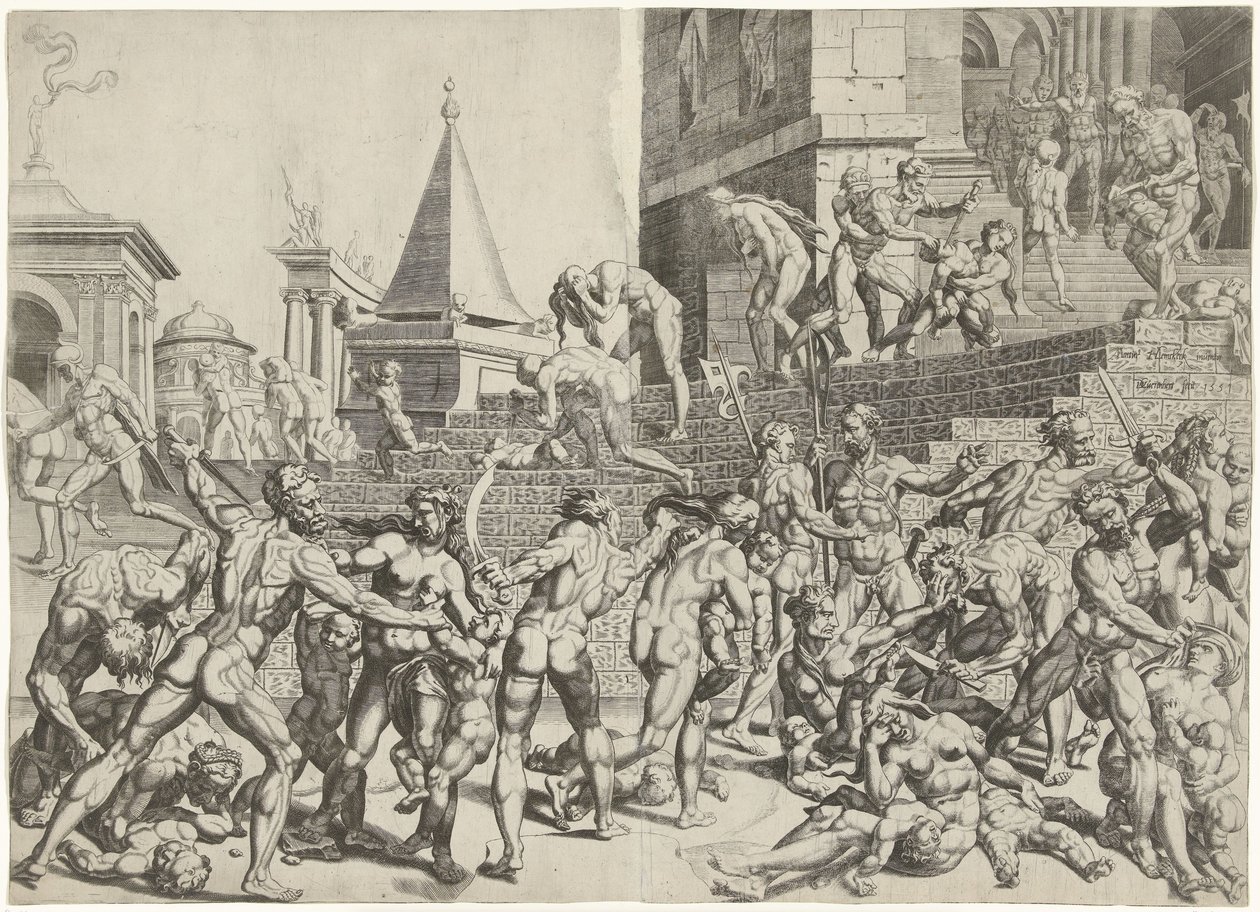 Massacre des Innocents à Bethléem - Dirck Volckertsz. Coornhert