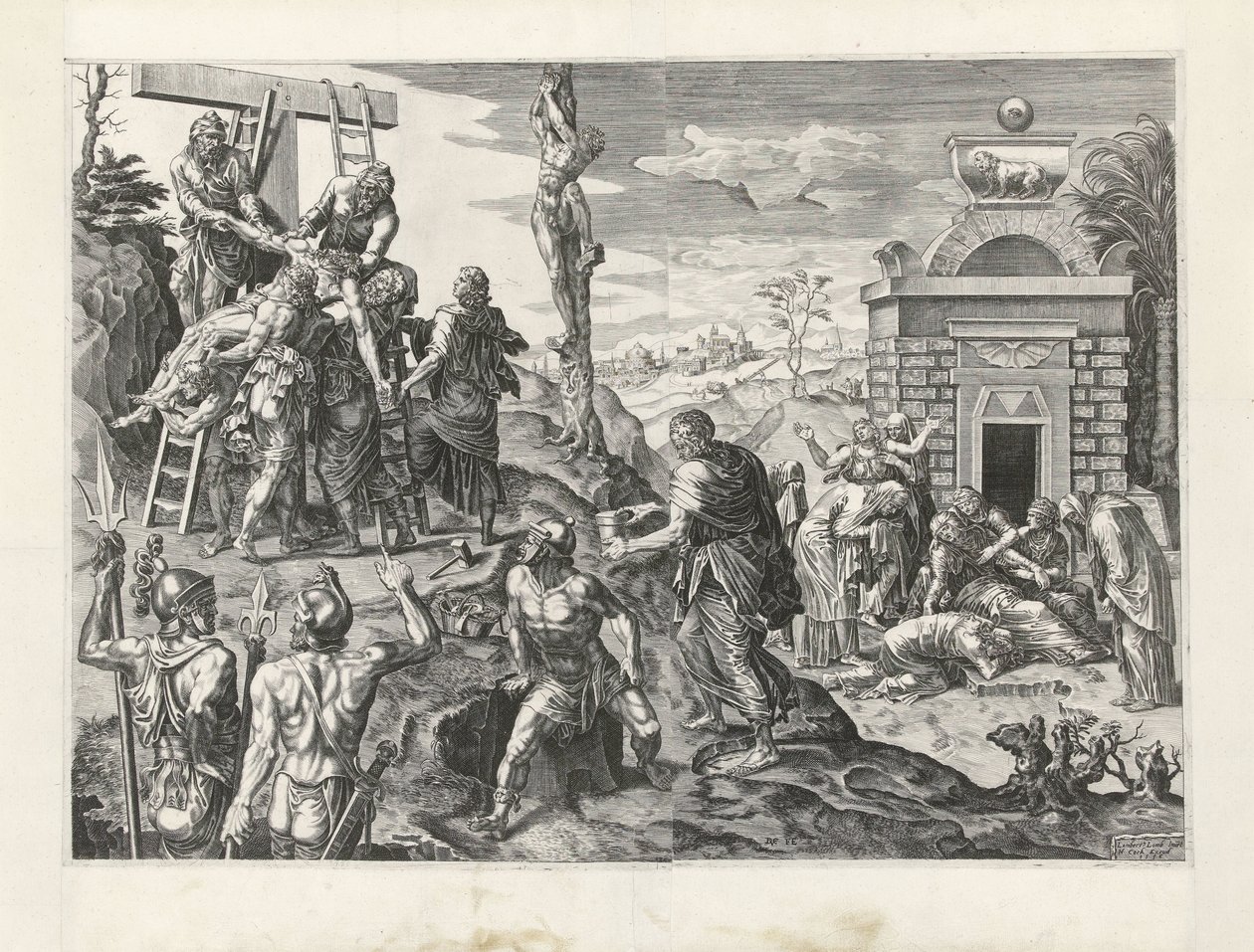 Descente de croix - Dirck Volckertsz. Coornhert