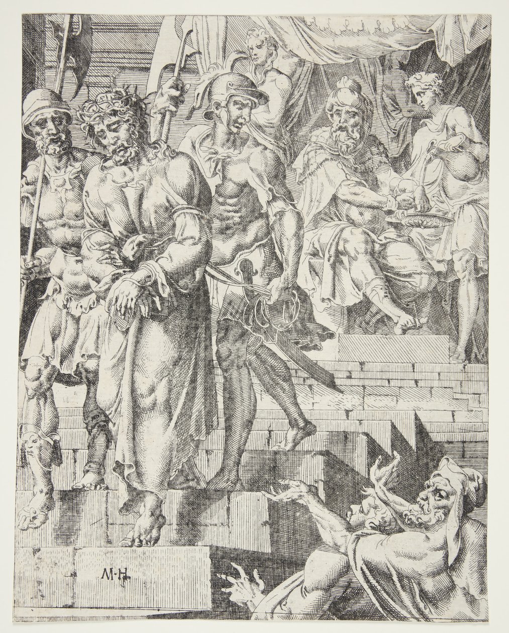 Pilate se lavant les mains - Dirck Volckertsz. Coornhert