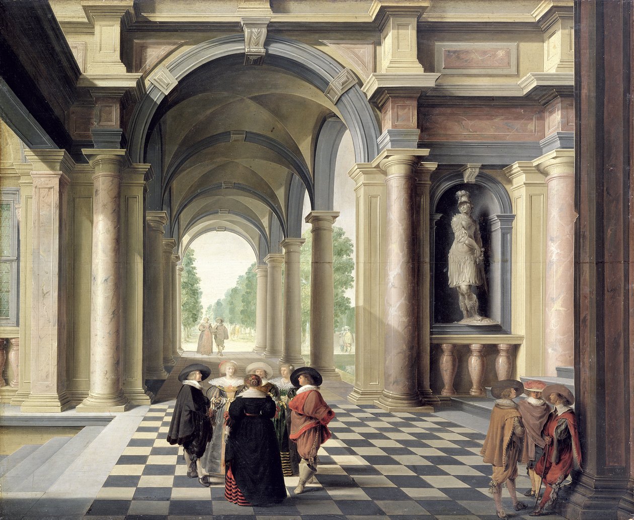 Une salle de la Renaissance - Dirck van Delen