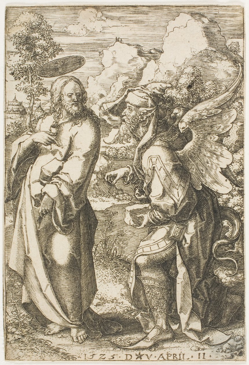Christ tenté par le diable - Dirk Vellert