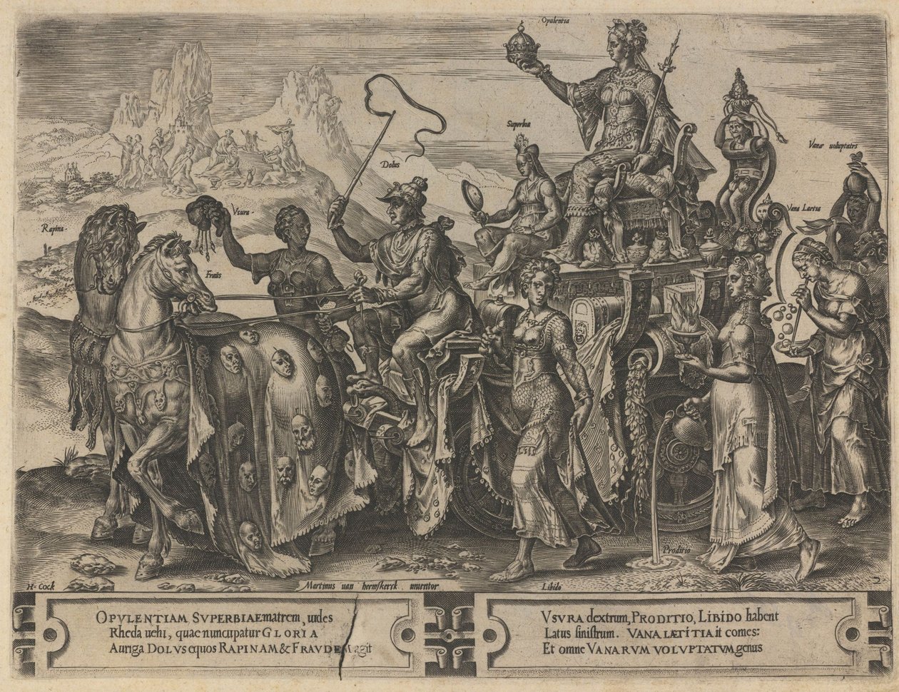 Le Triomphe des richesses, 1564 - Dirk Volkertsz. Coornhert