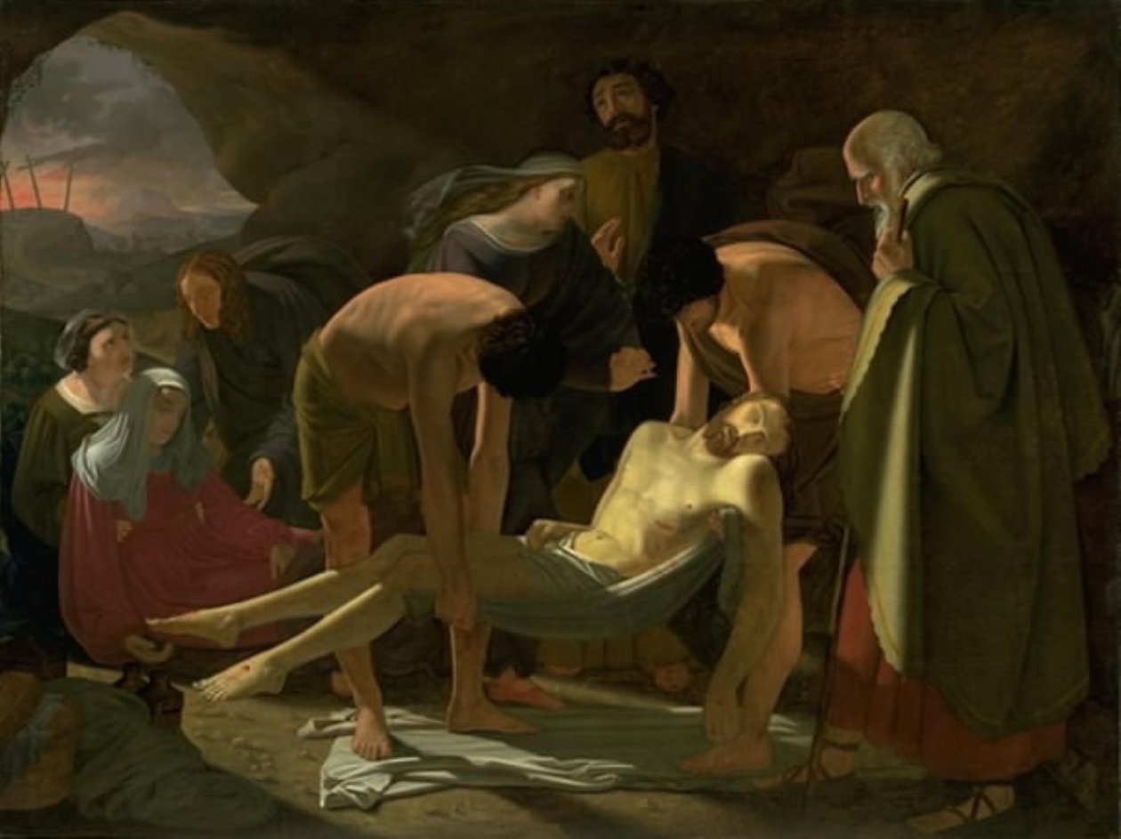 La mise au tombeau du Christ - Ditlev Blunck