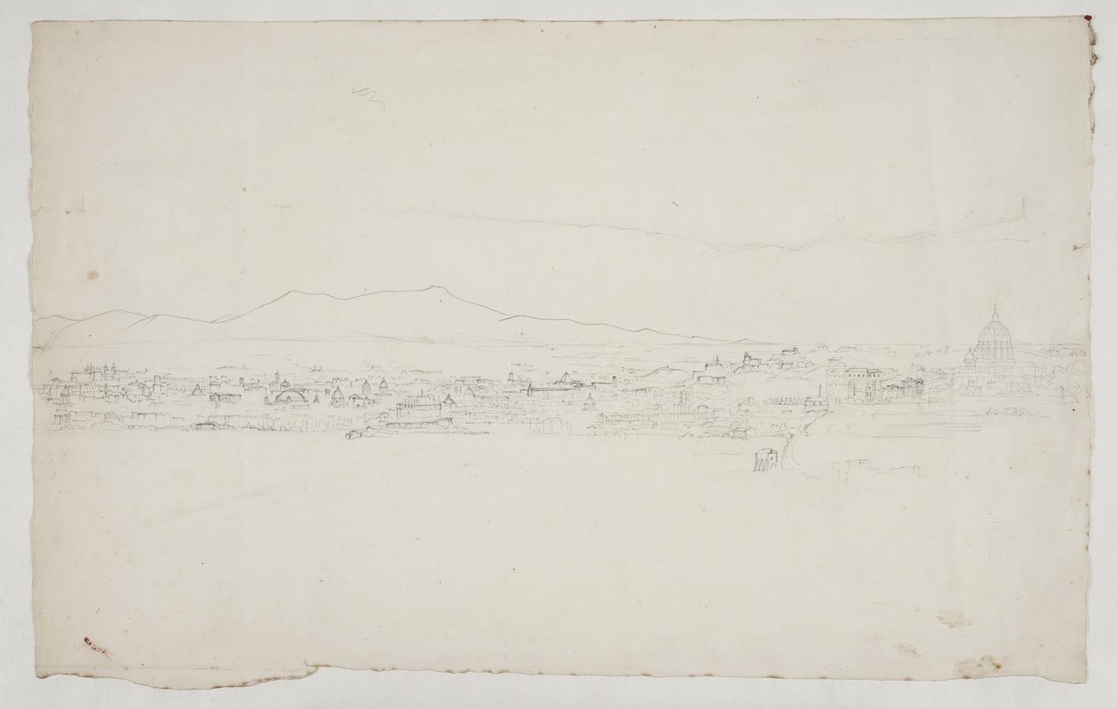 Vue vers Rome avec la cathédrale à droite - Ditlev Blunck