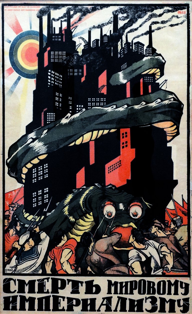 Affiche de propagande communiste - Dmitry  Moor