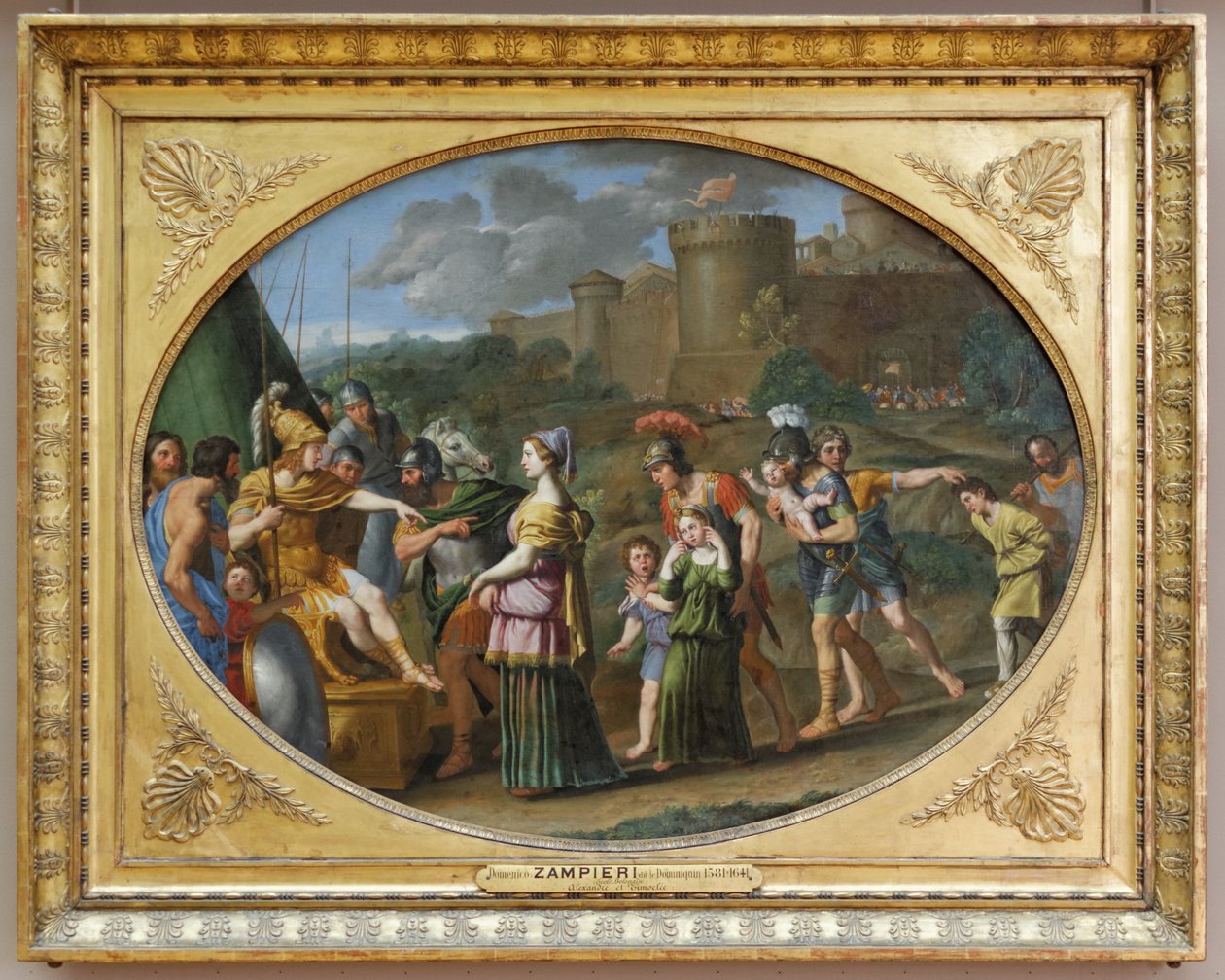 Timoclée devant Alexandre le Grand - Domenichino