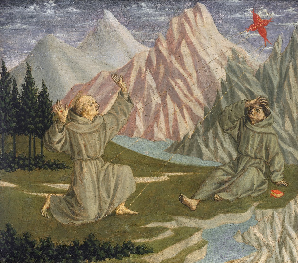 Saint François recevant les stigmates, c. 1445-50 - Domenico Veneziano