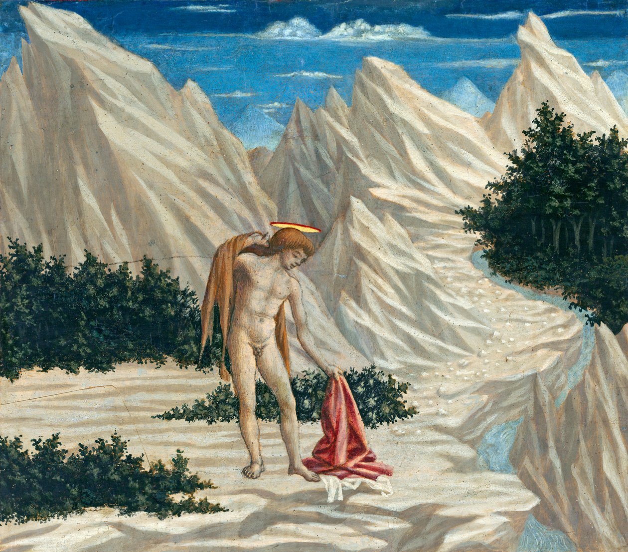 Saint Jean dans le désert, c.1445-50 - Domenico Veneziano