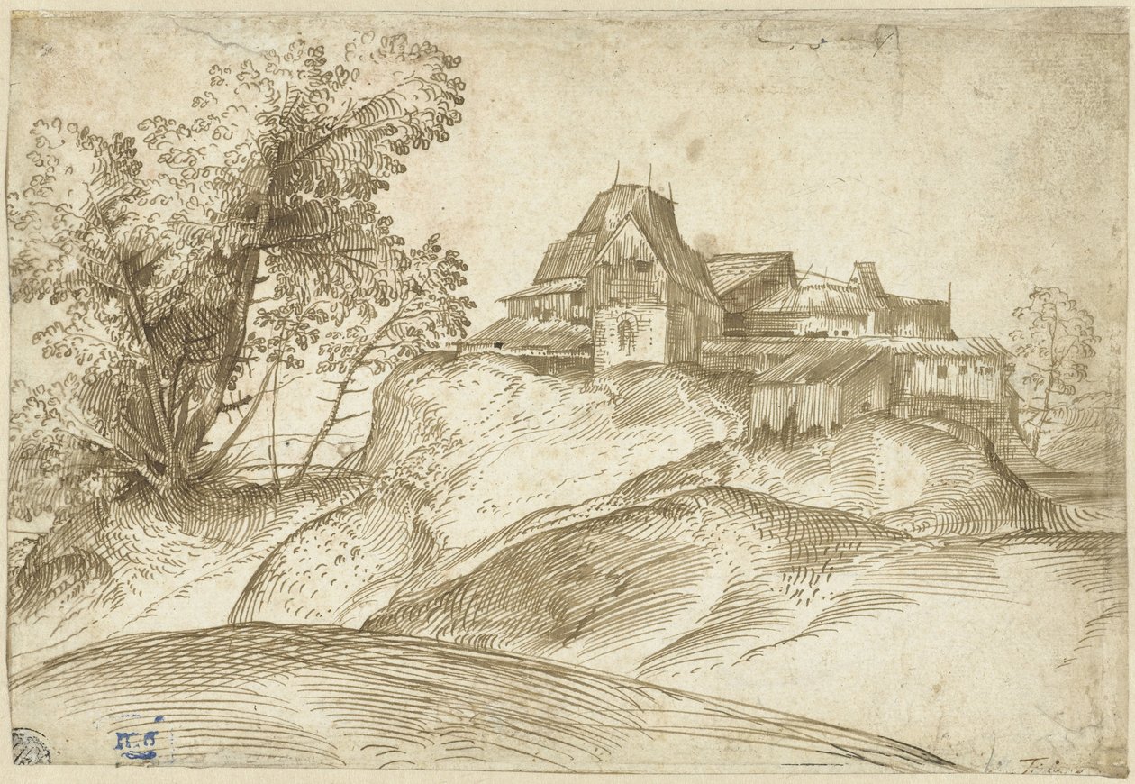 Colonie sur une colline - Domenico Campagnola
