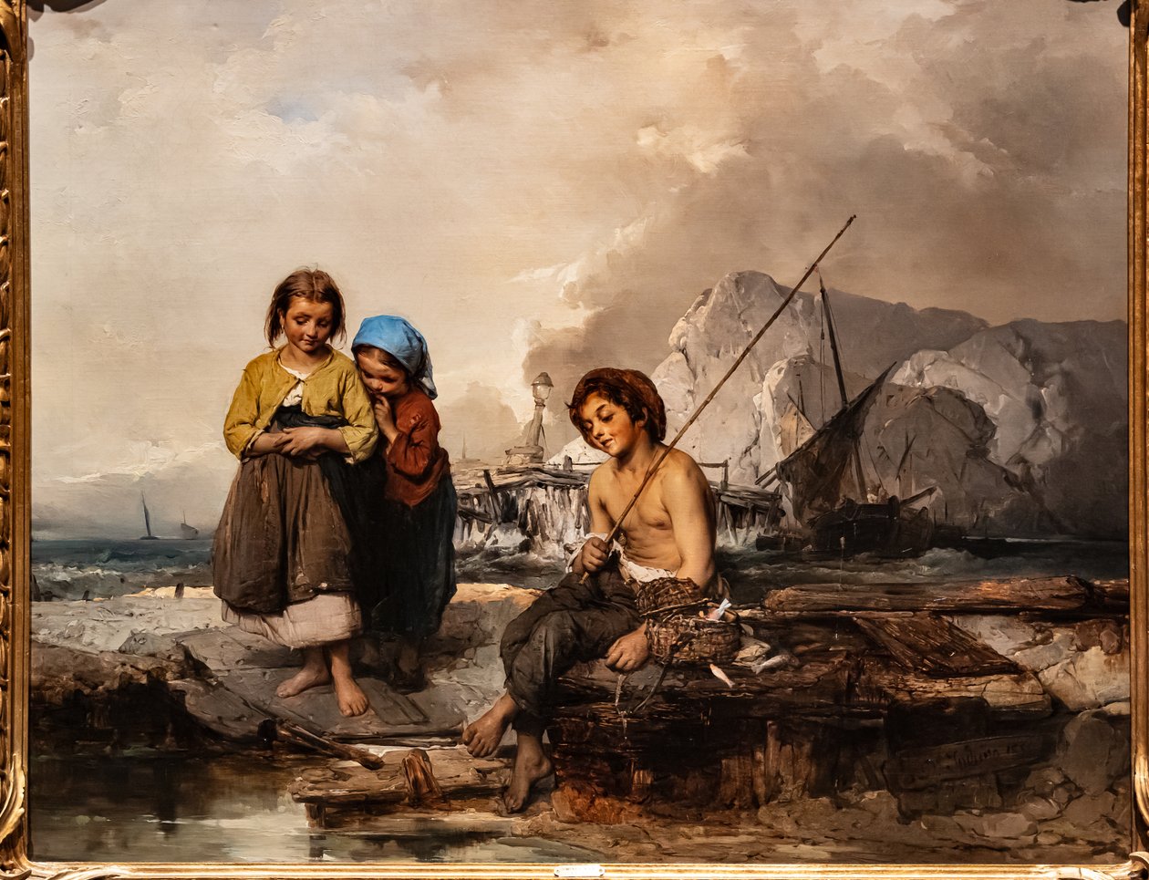 Jeunes Pêcheurs - Domenico Induno