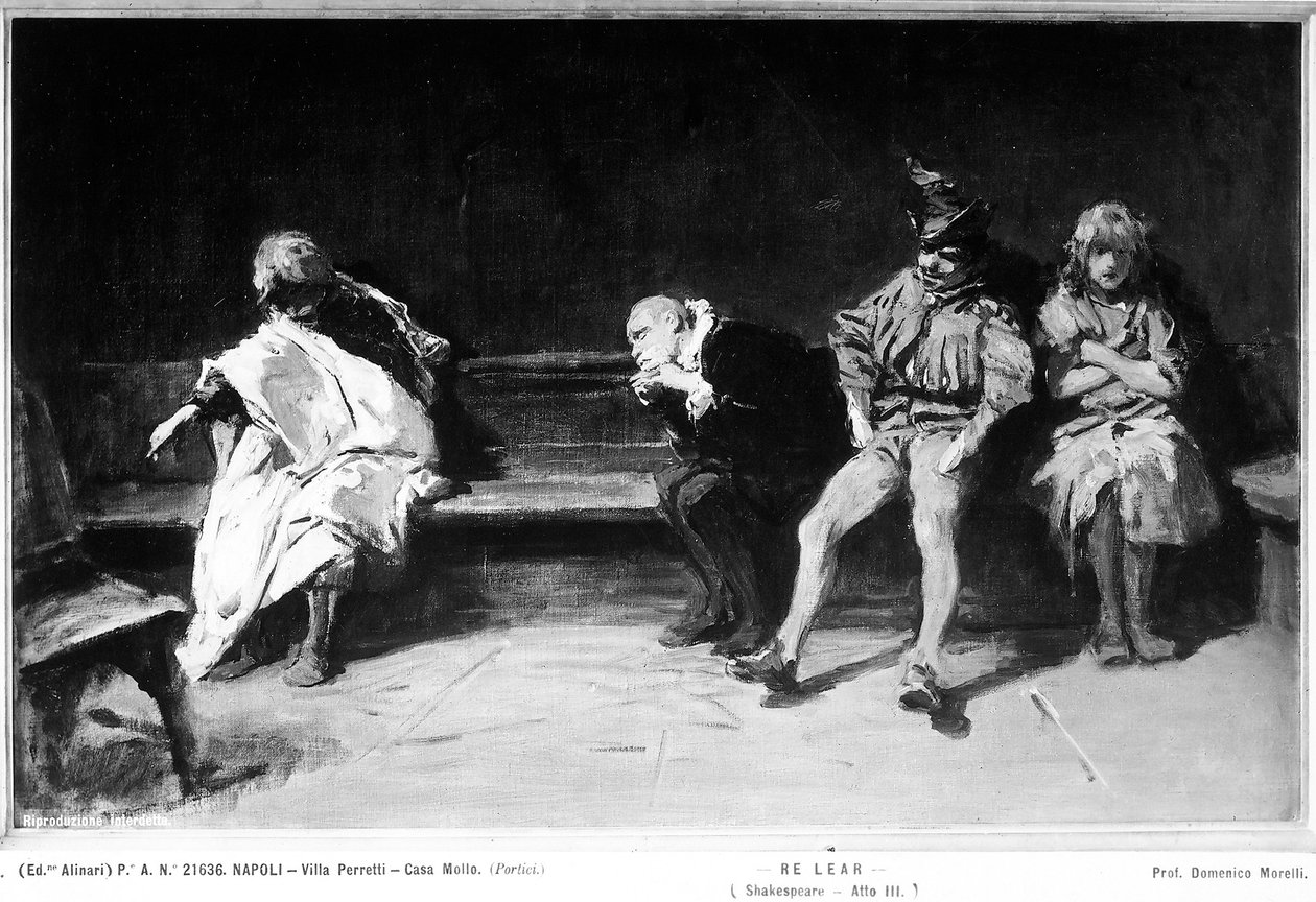 Le Roi Lear - Domenico Morelli