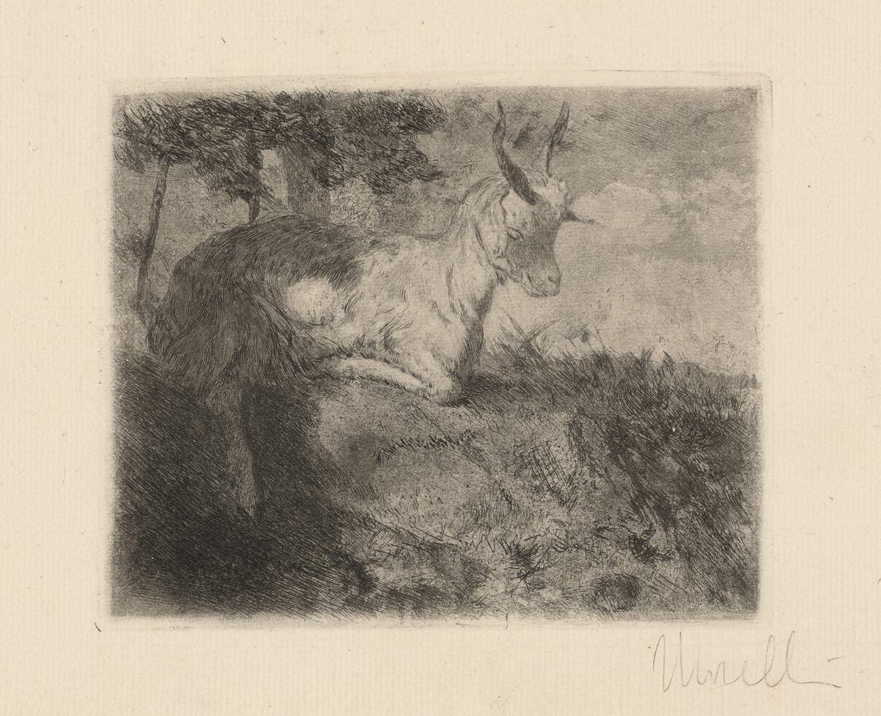 La petite chèvre (La capretta) - Domenico Morelli