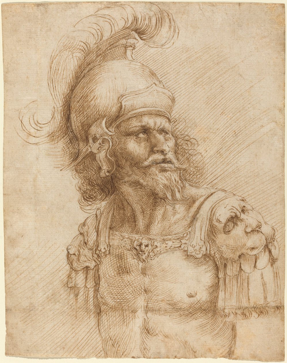 Un soldat casqué - Domenico Peruzzini