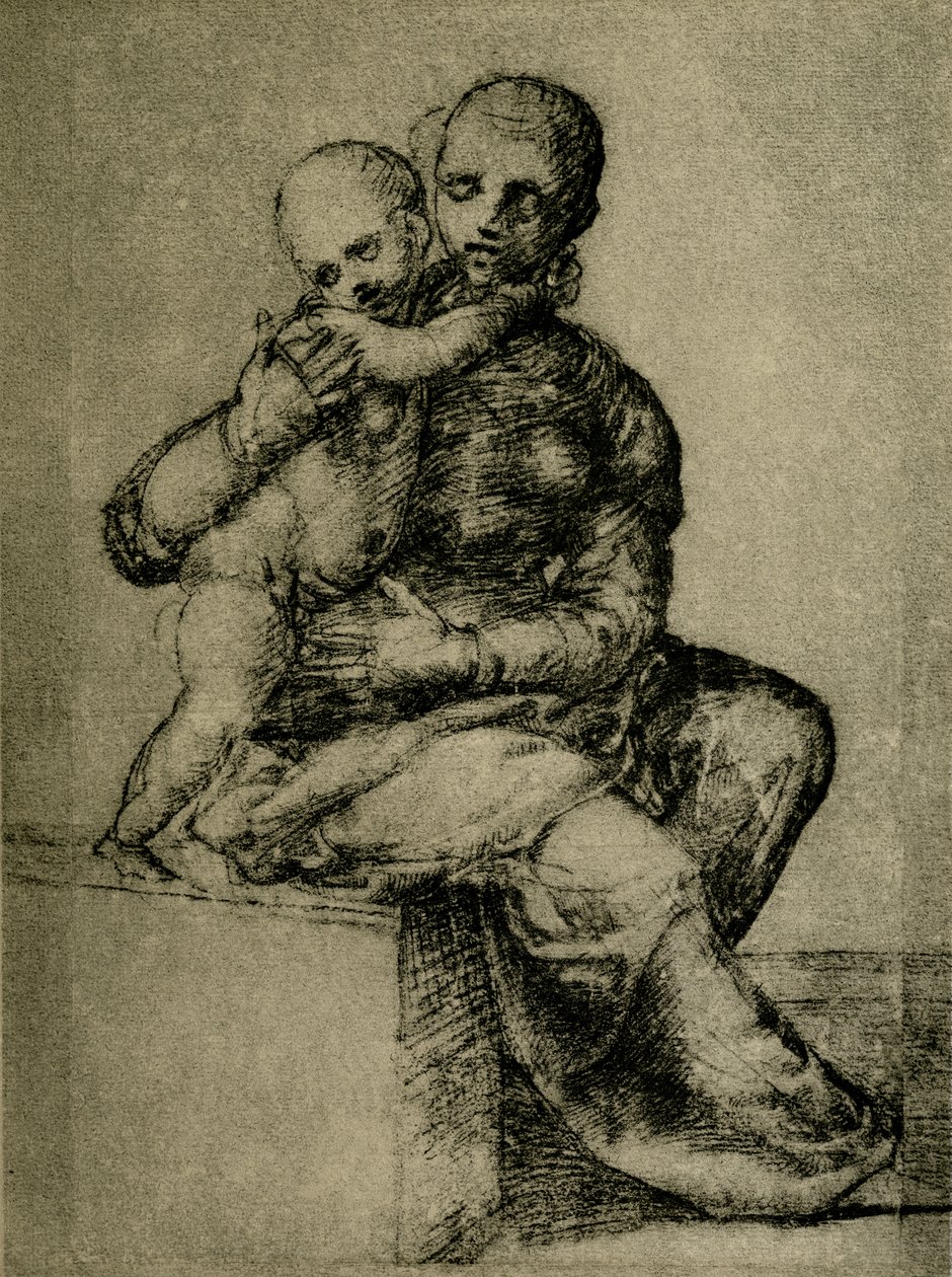 Madone avec enfant - Domenico Puligo