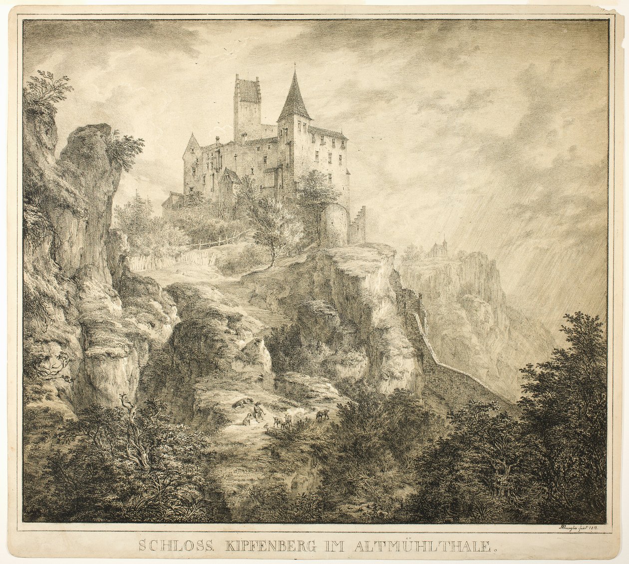 Château de Kipfenberg dans la vallée de l