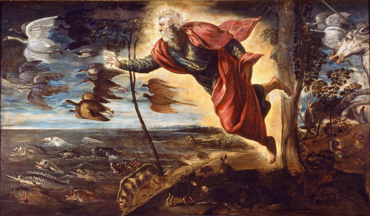 La Création des animaux - Domenico Robusti Tintoretto