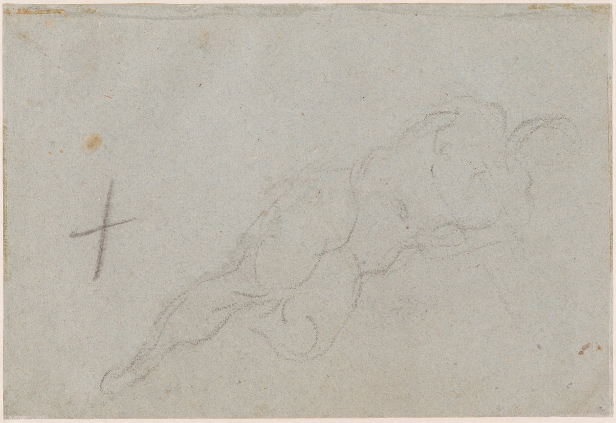Un nu féminin [verso] - Domenico Tintoretto