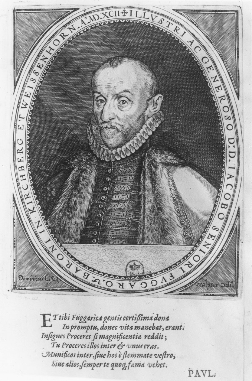 Jakob Fugger, 1592 - Dominicus or Custodis Custos