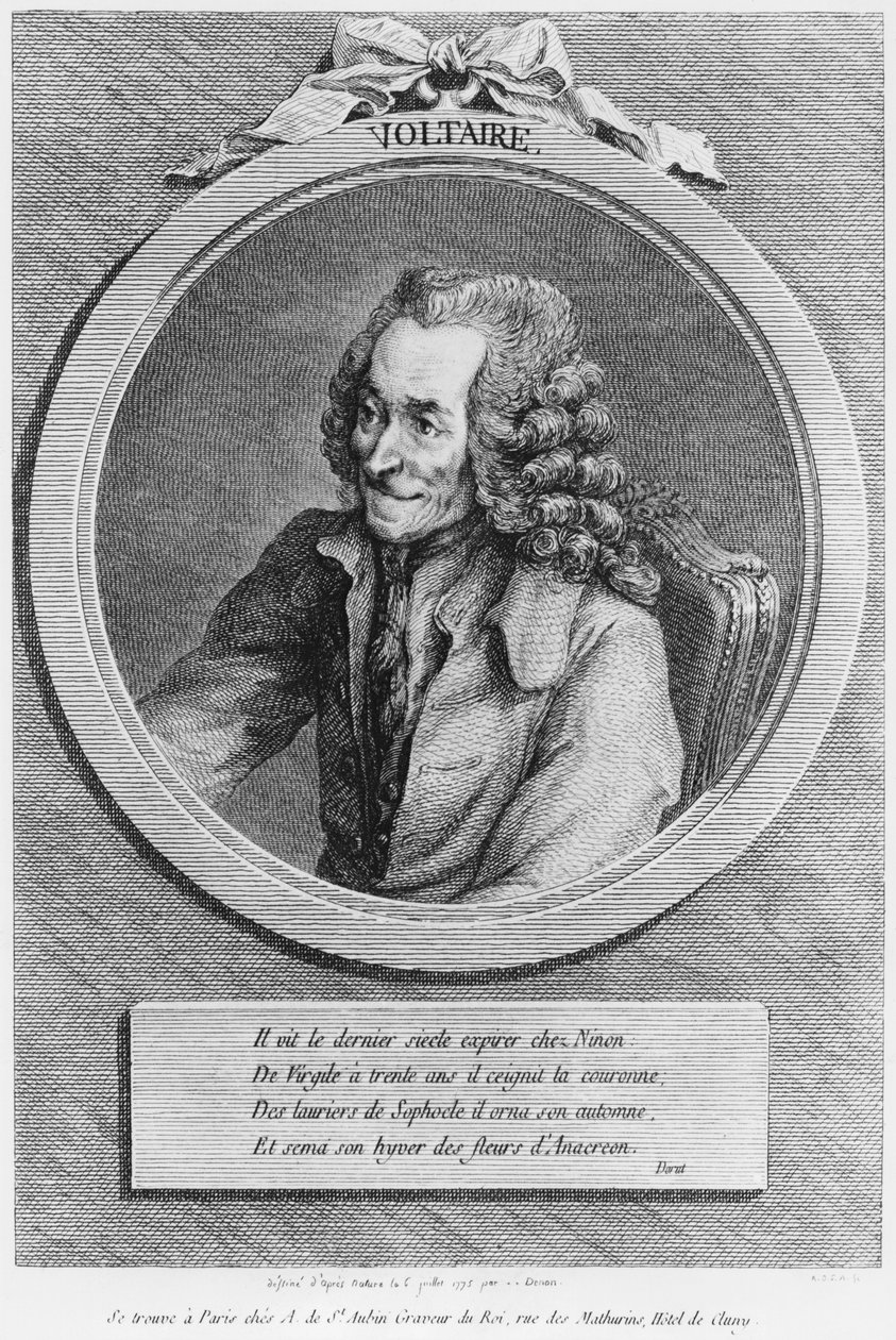 Portrait de Voltaire, d