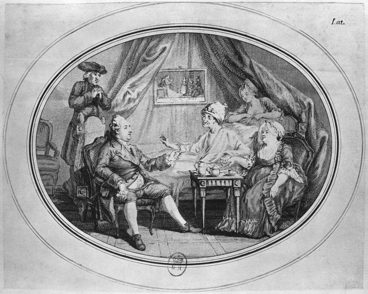 Le déjeuner à Ferney, 4 juillet 1775 - Dominique Vivant Denon