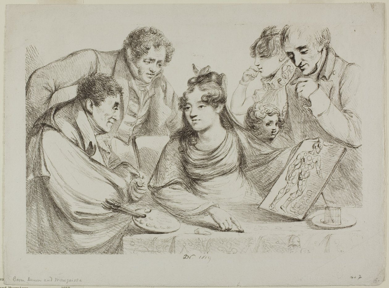 Leçon de Lithographie - Dominique Vivant Denon