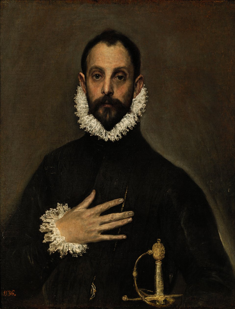 Le Chevalier à la Main sur la Poitrine - El Greco