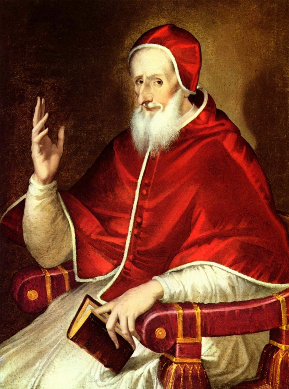 Portrait du pape Pie V - El Greco