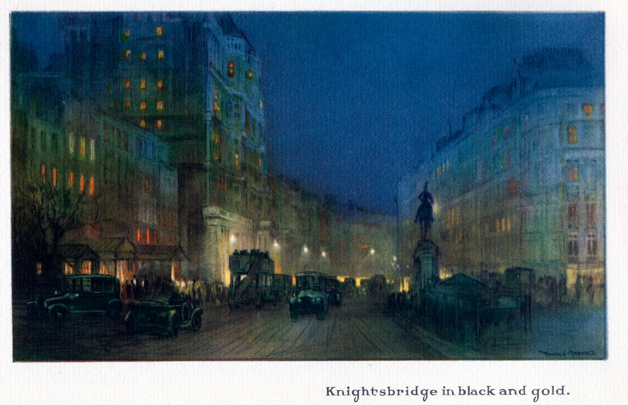 Knightsbridge en noir et or, de 