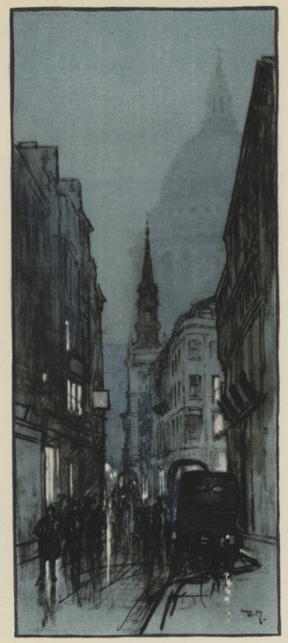 Cathédrale Saint-Paul, depuis Watling Street - Donald Maxwell