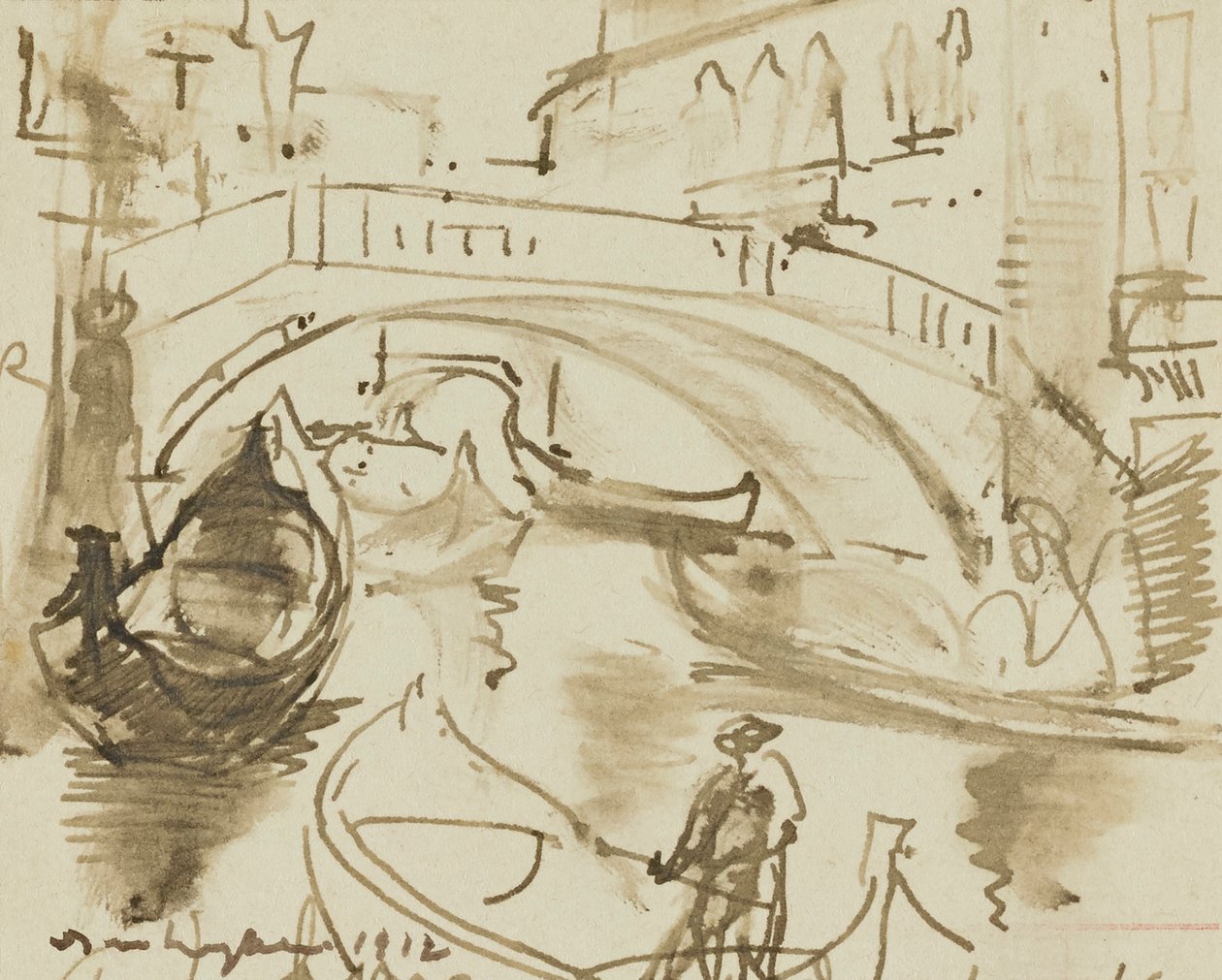 Un canal à Venise - Donald Shaw MacLaughlan