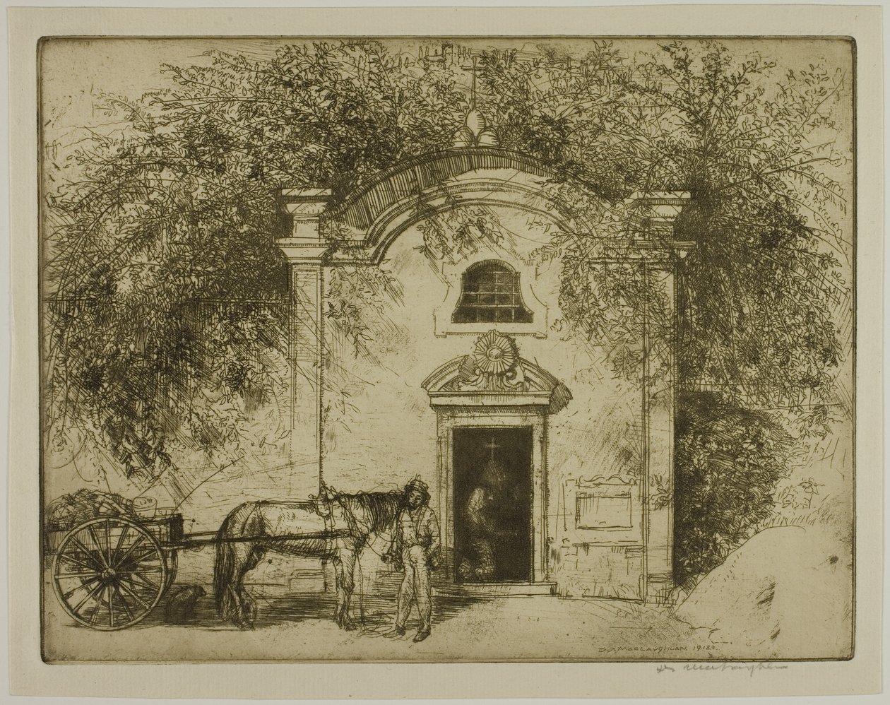 Une chapelle au bord du chemin - Donald Shaw MacLaughlan
